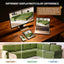 LLappuil Sectional Sofa, Sectioanl Couch with Pull Out Sofa Bed King Size, Chenille Sofa Conertible Sofa Bed for Living Room
