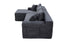 LLappuil 106" Sectional Sofa, Modular Sectional Couch with Left Chaise, Deep Seat Corduroy Cloud Sofa for Living Room