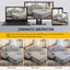 LLappuil Chaise Lounge Chair Indoor, Corduroy Boneless Sofa Bed, Deep Seat Sleeper Couch Reading Chairs, Cloud Sofas Couches for Living Room, No Assembly Required Light Gray
