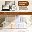 LLappuil 95" Pull Out Sofa Bed Queen Size, Oversized Corduroy Loveseat Sofa Couch Convertible Sofa Bed for Living Room Beige