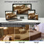 LLappuil 2 Piece Chaise Lounge Chair Indoor, Corduroy Boneless Sofa Bed, Deep Seat Sleeper Couch Reading Chairs, Cloud Sofas Couches for Living Room, No Assembly Required Camel