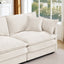 LLappuil Modular Sectional Sofa, Sectional Couch with 2 Movable Ottoman, Chenille 6 Seat Cloud Sofa Couch for Living Room Beige
