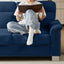 LLappuil 82" Velvet Sofa, 3 Seater Sofa Couch for Living Room Blue
