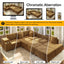 LLappuil 110" Sectional Sofa, Modular Sectional Couch Convertible Sofa Bed, 7 Seat Corduroy Sofa Couch with Movable Ottoman, Hidden Armrest Storage & USB Charging Ports Camel