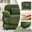 LLappuil 76" Loveseat Sofa, Modular Sectional Couch with Movable Ottoman, Cloud Corduroy Sofa Couch for Living Room