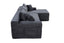 LLappuil 95" Sectional Sofa, Modular Sectional Couch with Left Chaise, Deep Seat Corduroy Cloud Sofa for Living Room