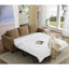 LLappuil Pull Out Sofa Bed Queen Size, 82" 3 Seat Sofa Convertible Sofa Bed, Velvet Sofa Couch with Memory Foam Mattress for Living Room Brown
