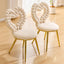 LLappuil Dining Chair Set of 2, 2 Piece Upholstered Accent Chairs for Dining Room, Living Room Beige