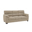 LLappuil 81" Mid-Century Modern Sofa, 3 Seat Sofa Cloud Couch for Living Room, Linen Camel