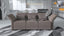 LLappuil Modular Sectional Modern Sofa Set with Storage, 4 Seat Recliner Conner Couch, 2 Pieces Velvet Loveseat Set, Brown