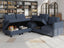 LLappuil Sectional Modular Couch with Reversible Chaise, Modern L Shaped Couch Storage Corner Modular Sofa with Ottoman, Black