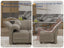 LLappuil High Back Modular Sectional Sofa 179" 14-Seater U Shaped Couch with Large Storage Chaise, Oversized Velvet Recliner Couches with Big Ottoman for Living Room, Brown