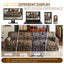 LLappuil 94" 3 Seater Sofa, Chenille 4 Seat Sofa for Living Room, 26.4" Extra Deep Seat Mid Century Sofa Black