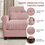LLappuil 69" Loveseat Sofa, Modular Sectional Couch with Movable Ottoman, Cloud Chenille Sofa Couch for Living Room