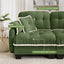 LLappuil 101" Sectional Sofa, Modular Sectional Couch with Movable Ottoman, Chenille Cloud Sofa Couch for Living Room