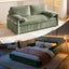 LLappuil 66" Corduroy Sofa, Pull Out Sofa Bed Queen Size, Loveseat Sofa Convertible Sofa Bed for Living Room