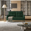 LLappuil Loveseat Sofa, 47" Small Couch, Love Seat Corduroy Sofa Couch for Compact Space Green