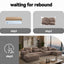 LLappuil 145" Sectional Sofa, Oversized Modular Sectional Sofa with Cup Holder, Hidden Storage, 4 Seat Corduroy Sofa Couch with Chaise for Living Room Brown