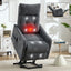 LLappuil Power Lift Recliner Chair, 8‑Point Vibration Massage Reclining Chair with Heat, Chenille Reading Chair with Side Pocket, USB Charge Port, Remote Control for Living Room