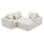 LLappuil 108" Sectional Sofa, Modular Sectional Couch with Left Chaise, Deep Seat Faux Leather Cloud Sofa for Living Room