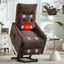 LLappuil Power Lift Recliner Chair, 8‑Point Vibration Massage Reclining Chair with Heat, Chenille Reading Chair with Side Pocket, USB Charge Port, Remote Control for Living Room