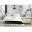 LLappuil Sectional Sofa, Pull Out Sofa Bed Queen Size, 6 Seat Sofa Couch Convertible Sleeper Sofa Bed for Living Room Beige