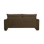 LLappuil 69" Loveseat Sofa, Upholstered Couch with 2 Throw Pillows for Living Room, Linen Brown