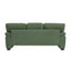 LLappuil 81" Mid-Century Modern Sofa, 3 Seat Sofa Cloud Couch for Living Room, Linen Green