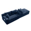 LLappuil 95" Sectional Sofa, Modular Sectional Couch with Left Chaise, Deep Seat Corduroy Cloud Sofa for Living Room