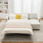 LLappuil 107" Sectional Sofa, Modular Sectional Couch with Pull Out Sofa Bed, 4 Seat Sofa Convertible Sofa Bed with Wireless Charging, USB Charging Ports, Memory Foam Mattress for Living Room