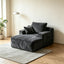 LLappuil Chaise Lounge Chair Indoor, Corduroy Boneless Sofa Bed, Deep Seat Sleeper Couch Reading Chairs, Cloud Sofas Couches for Living Room, No Assembly Required