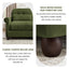 LLappuil 69" Loveseat Sofa, Cloud Chenille Sofa Couch for Living Room