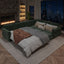 LLappuil Sectional Sofa with Pull Out Sofa Bed, Oversized Chenille Sofa Couch Convertible Sleeper Sofa Bed for Living Room Apartment