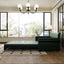 LLappuil King Size Pull Out Sofa Bed, Oversized Loveseat Sofa Convertible Sleeper Sofa Bed, Faux Leather Sofa Couch for Living Room Apartment Green
