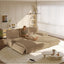 LLappuil 95" Pull Out Sofa Bed Queen Size, Oversized Corduroy Loveseat Sofa Couch Convertible Sofa Bed for Living Room Camel