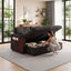 LLappuil 66" Sofa Bed Full Size, Loveseat Sofa Convertible Sofa Bed, Chenille Sofa Couch with USB Charging Port, Foldable Side Tray, Cup Holder, Hidden Storage Armrest