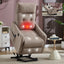 LLappuil Power Lift Recliner Chair, 8‑Point Vibration Massage Reclining Chair with Heat, Chenille Reading Chair with Side Pocket, USB Charge Port, Remote Control for Living Room