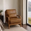 LLappuil Accent Chair, Mid-Century Modern Reading Single Sofa Chair for Living Room, Foil Fabric