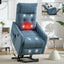LLappuil Power Lift Recliner Chair, 8‑Point Vibration Massage Reclining Chair with Heat, Chenille Reading Chair with Side Pocket, USB Charge Port, Remote Control for Living Room
