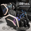 LLappuil Massage Chair, Full Body Zero Gravity Massage Recliner Chair with Heating, Bluetooth Speakers Black