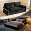 LLappuil 66" Corduroy Sofa, Pull Out Sofa Bed Queen Size, Loveseat Sofa Convertible Sofa Bed for Living Room