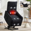 LLappuil Power Lift Recliner Chair, 8‑Point Vibration Massage Reclining Chair with Heat, Chenille Reading Chair with Side Pocket, USB Charge Port, Remote Control for Living Room