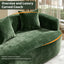 LLappuil 114" Sectional Sofa, Oversized Curved Modular Sectional Couch with Deep Seat, Chenille Boneless Sofa Couch for Living Room
