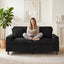 LLappuil 59" Loveseat Sofa, Small Living Room 2 Seat Sofa Couch, Corduroy Cloud Sofa Couch for Apartment, Compact Space Beige