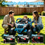 LLappuil 24V 2-Seater Ride On Car, 400W Kids All-Terrain Ride On Toys with Remote Control, 4 Wheel Suspension, Power display, Bluetooth, MP3 Music, LED Light for Age 3+ Years Old