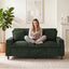 LLappuil 81" Corduroy Sofa, Comfy Loveseat Sofa Couch , Mid-Century Upholstered Couch for Living Room Beige