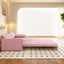 LLappuil 66" Loveseat Sofa, Pull Out Sofa Bed Queen Size, Velvet Sofa Couch Convertible Sofa Bed for Living Room