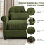 LLappuil 98" Sectional Sofa, L Shaped Modular Sectional Couch with Movable Ottoman, Cloud Chenille Sofa Couch for Living Room