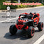 LLappuil 24V 2-Seater Ride On Car, 400W Kids All-Terrain Ride On Toys with Remote Control, 4 Wheel Suspension, Power display, Bluetooth, MP3 Music, LED Light for Age 3+ Years Old