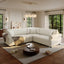 LLappuil Sectional Sofa, Pull Out Sofa Bed King Size, 5 Seat Chenille Sofa Couch Convertible Sleeper Sofa Bed for Living Room Beige